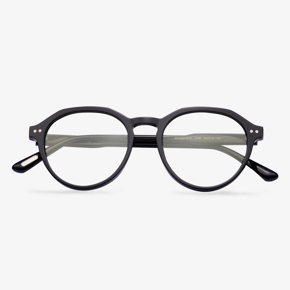 Black Wolcott Eyeglasses #color_black
