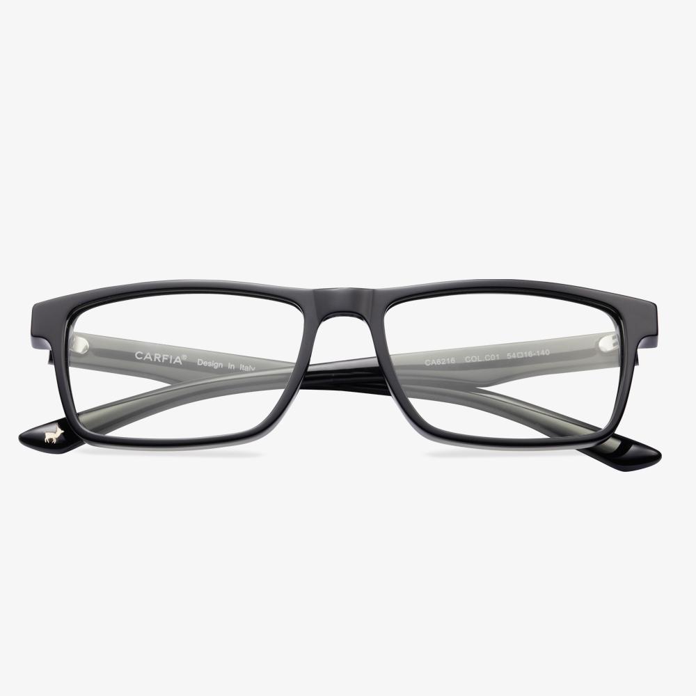 Black Matt Eyeglasses #color_black