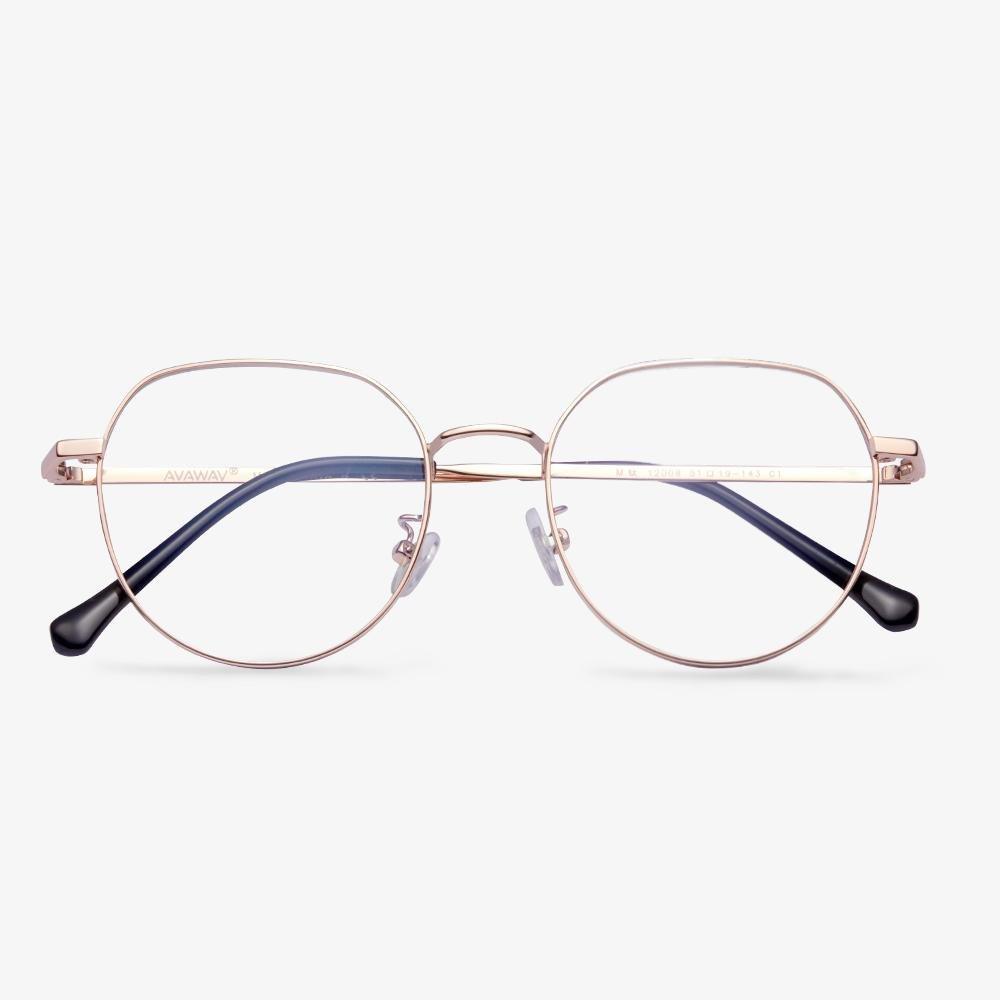 Rose Gold Mist Eyeglasses #color_rose gold